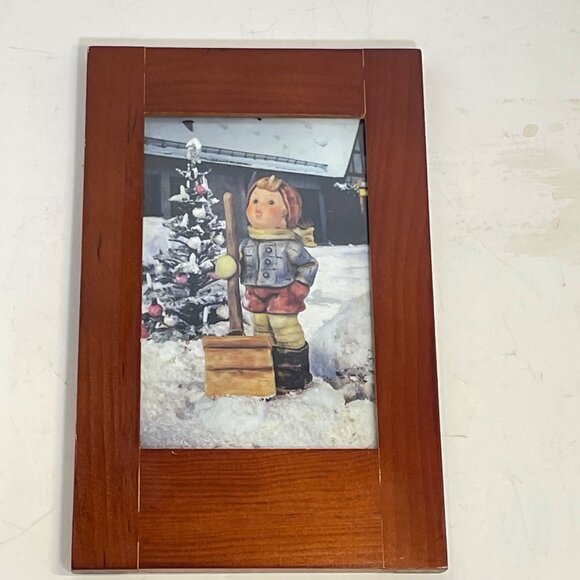 Unique Vintage Hummel-Inspired Wall Art Frames with Children Scenes in handmade - Picture 6 of 10